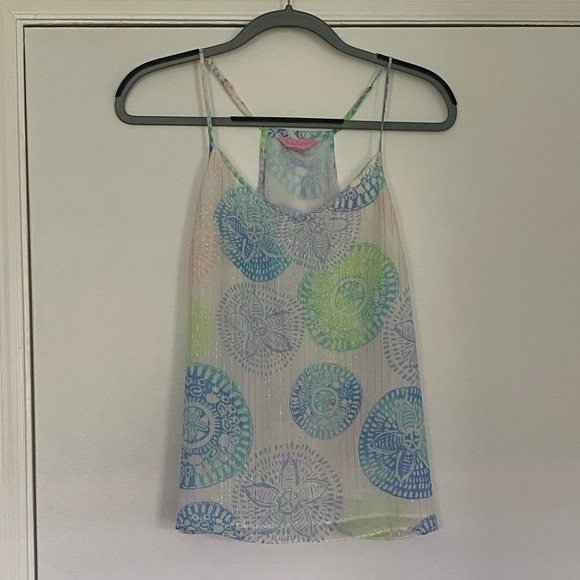 Lilly Pulitzer Silk Tank - Picture 1 of 4